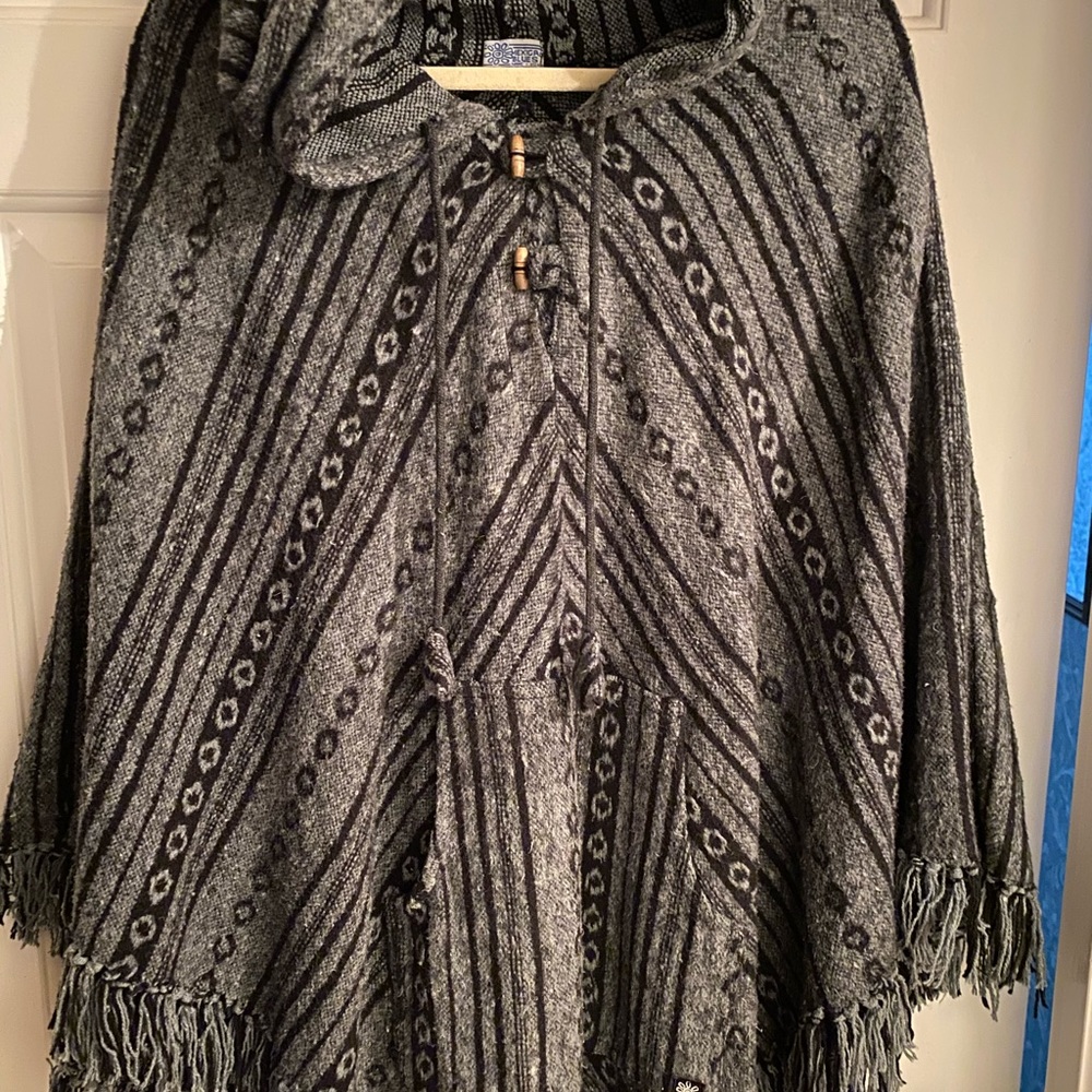 Mexicali Blues fringe poncho